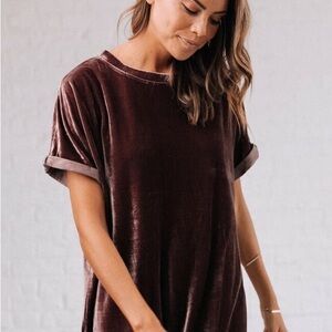 Vici Velvet Brown Top